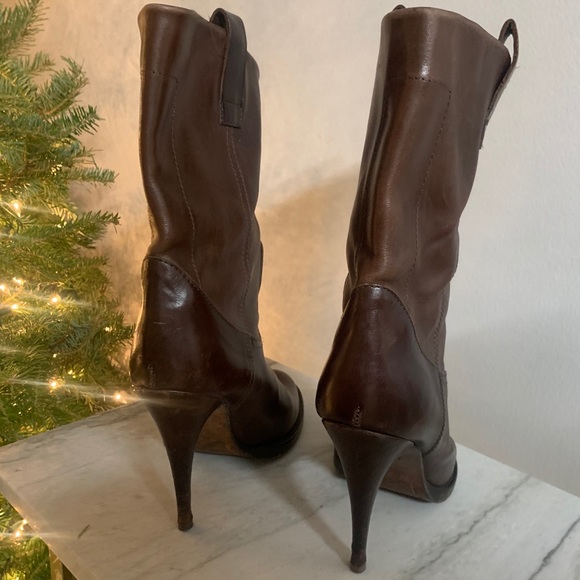 🛍Haider Ackermann Brown Western Style Boot🛍 - Picture 3 of 7